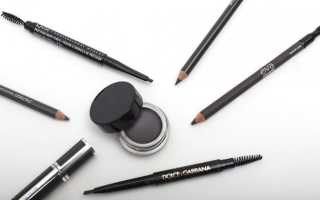 Карандаш для бровей серо коричневый