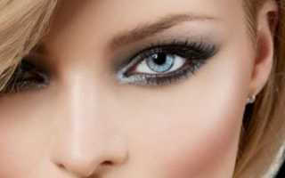 Макияж для голубых глаз и русых волос