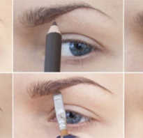 Как правильно красить брови в домашних условиях