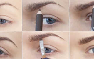Как покрасить брови самостоятельно