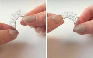 Как правильно клеить накладные ресницы