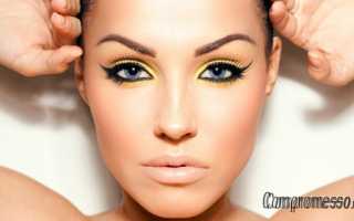 Макияж для овального лица и голубых глаз