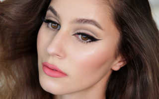 Кошачий глаз макияж пошагово