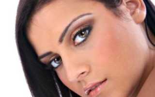 Макияж для каре зеленых глаз брюнеток