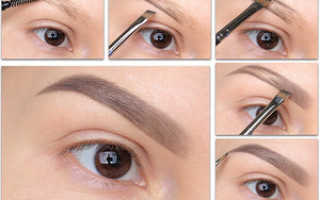 Как красиво подвести брови