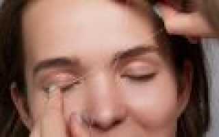 Как убрать брови ниткой