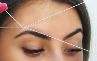 Как выщипывать брови ниткой в домашних условиях