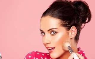 Как правильно красить румяна на круглое лицо