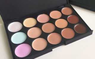 Как краситься палеткой консилеров