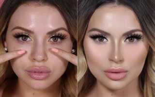 Как зрительно уменьшить нос макияжем