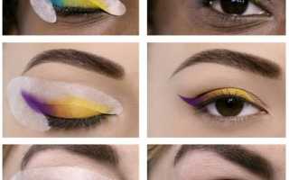 Трафарет лица для макияжа