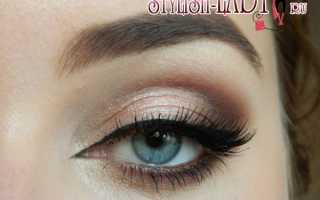 Макияж глаз в коричневых тонах