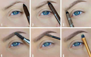 Как красиво нарисовать брови