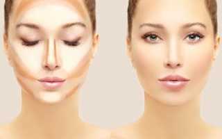 Как накрасить лицо чтобы выглядело худее