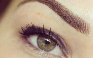 Перманентный макияж бровей: сколько держится по времени, как делается, техника пудровое напыление, уход и заживление