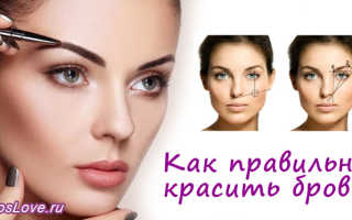 Как красиво накрасить брови в домашних условиях