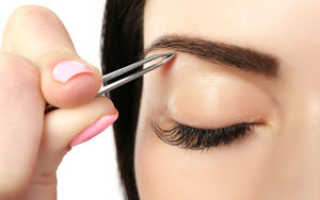 Коррекция бровей дома самостоятельно