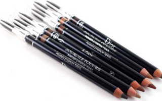 Как накрасить брови карандашом естественно