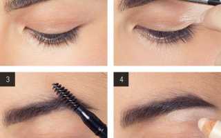 Как научиться рисовать брови тенями