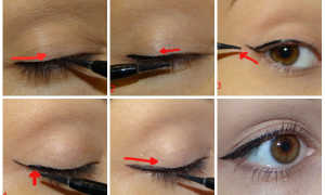 Как правильно рисовать стрелки на глазах?