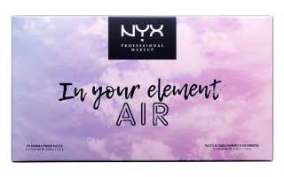 Обзор палетки теней In Your Element Shadow Palette Air от NYX
