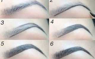 Как красить брови краской для бровей
