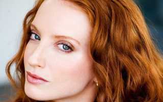 Макияж для рыжеволосых с серыми глазами