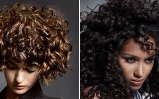 Химическая завивка на средние волосы: виды, способы