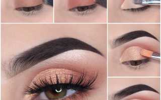 Легкий макияж для карих глаз