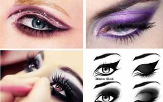 Макияж кошачьи глазки пошагово