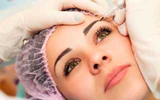 Татуаж бровей после процедуры и через неделю