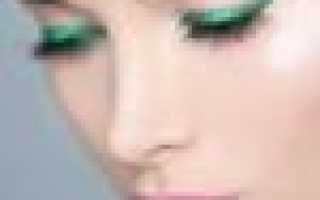 Зеленый карандаш для карих глаз