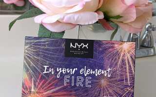 Обзор палетки теней In Your Element Shadow Palette Fire от NYX