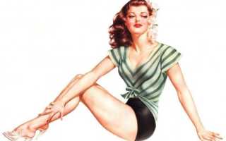 Макияж в стиле пин ап