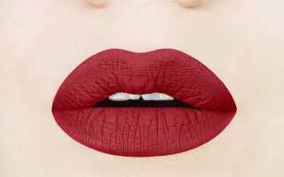 15 лучших матовых бордовых губных помад: стильные цвета и оттенки